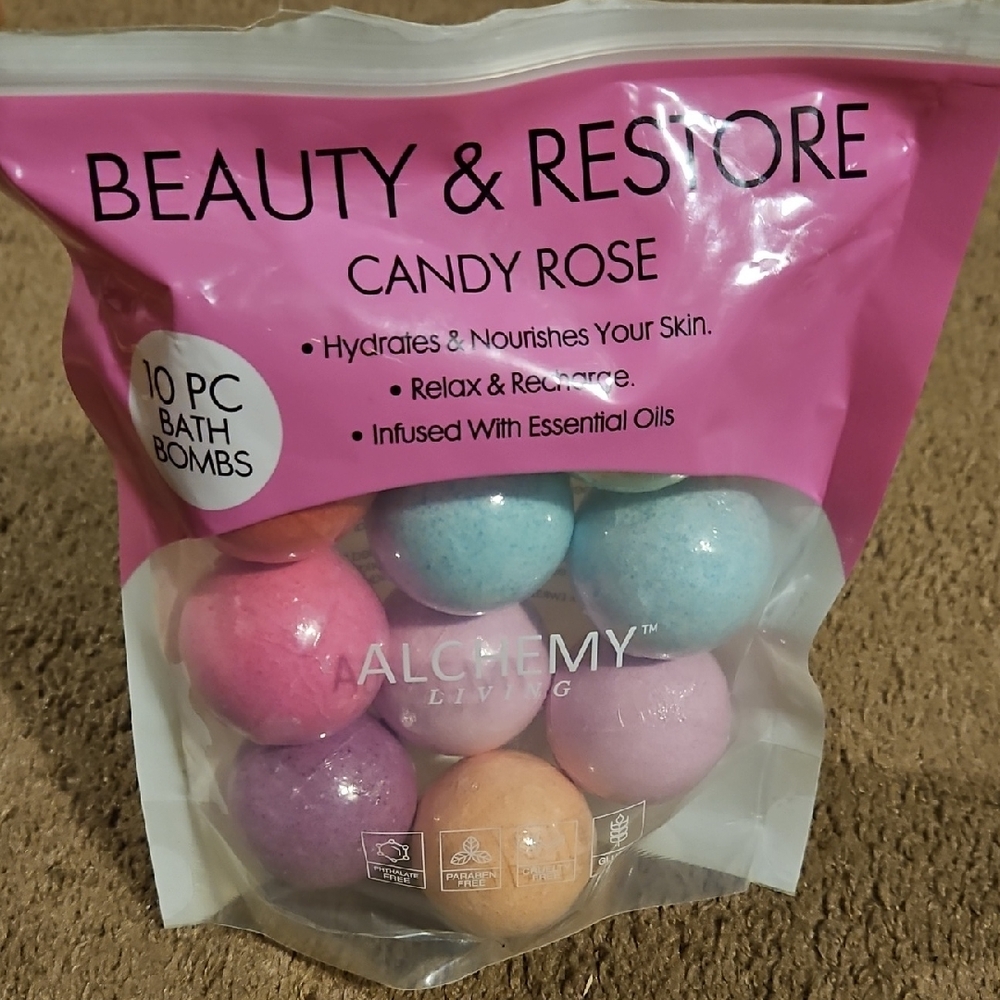 Alchemy Living Candy Rose Bath Bombs